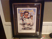 Dale Earnhardt Sr. size is 15 1/2  by 11 1/2 Autographed