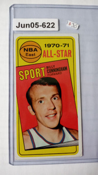 1970-71 Topps Basketball All-Star BILLY CUNNINGHAM SP #108 76ERS