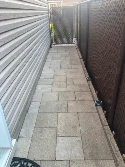 Installation et réparation De pavé unis et de muret Drain et caniveau Fissure