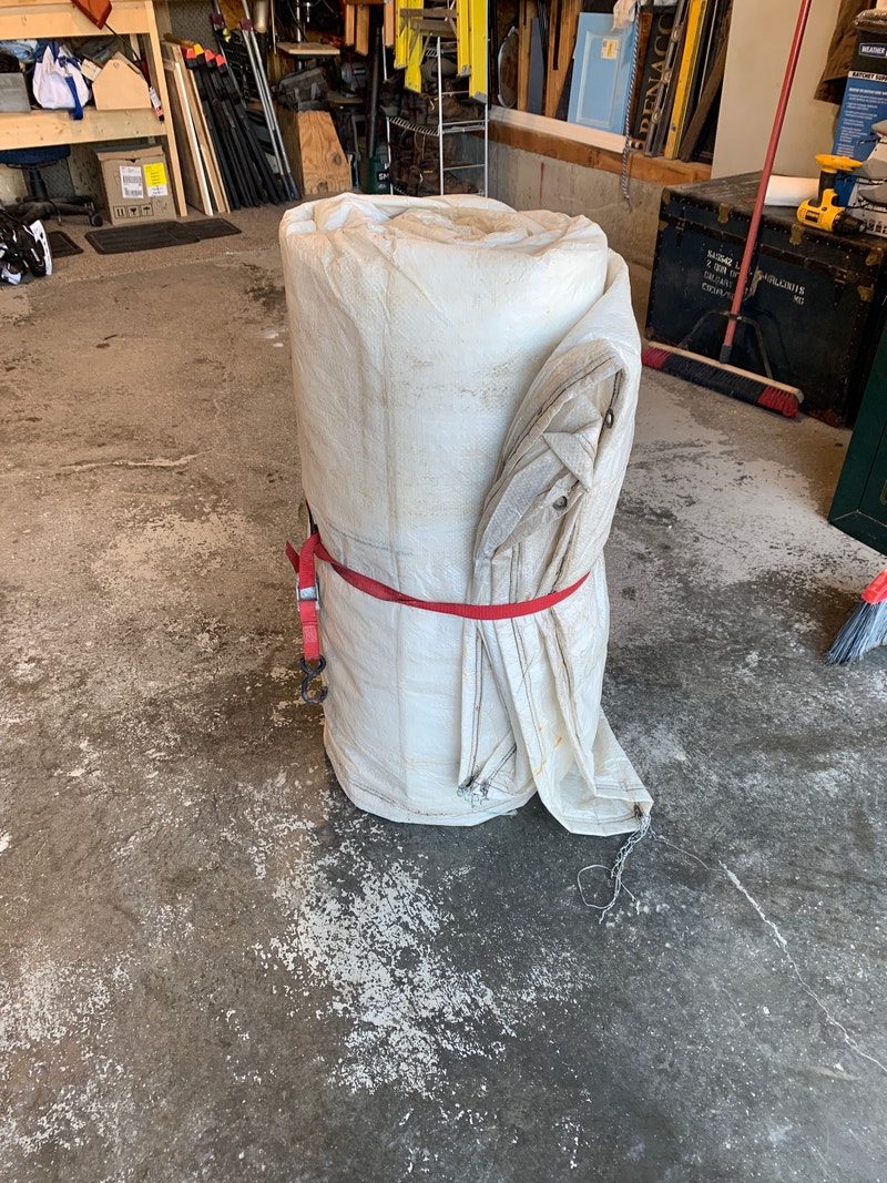 Scaffold insulated tarp/curing blanket Ladders & Scaffolding