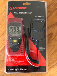 Amprobe Lm-120 Light Meter, Silicon Photodiode and Filter