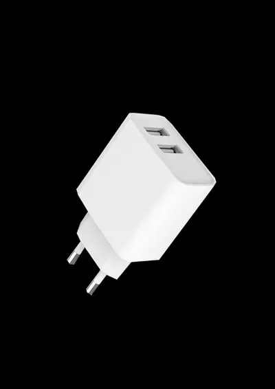 European charger with 2 USB ports - Ready for pickup, View more