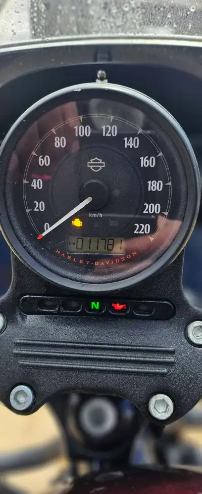 2019 sporster, 12 inch bars, aftermarket bags ,quick release windshield, root beer colour ,wife quit...