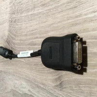 Display port male to DVI female adapter