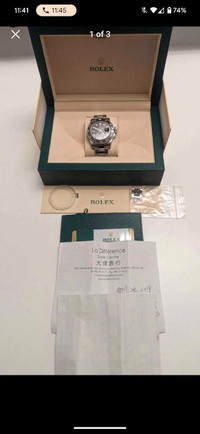 Rolex GMT Master II Full kit with receipt 