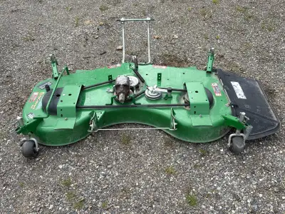2017 John Deere autoconnect 60D rotary mower attachment for 1025R compact tractor. Mid-mount, PTO dr...