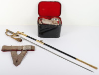 Estate of a Lord-Lieutenant. Sword, Belt and Cased Epaulettes