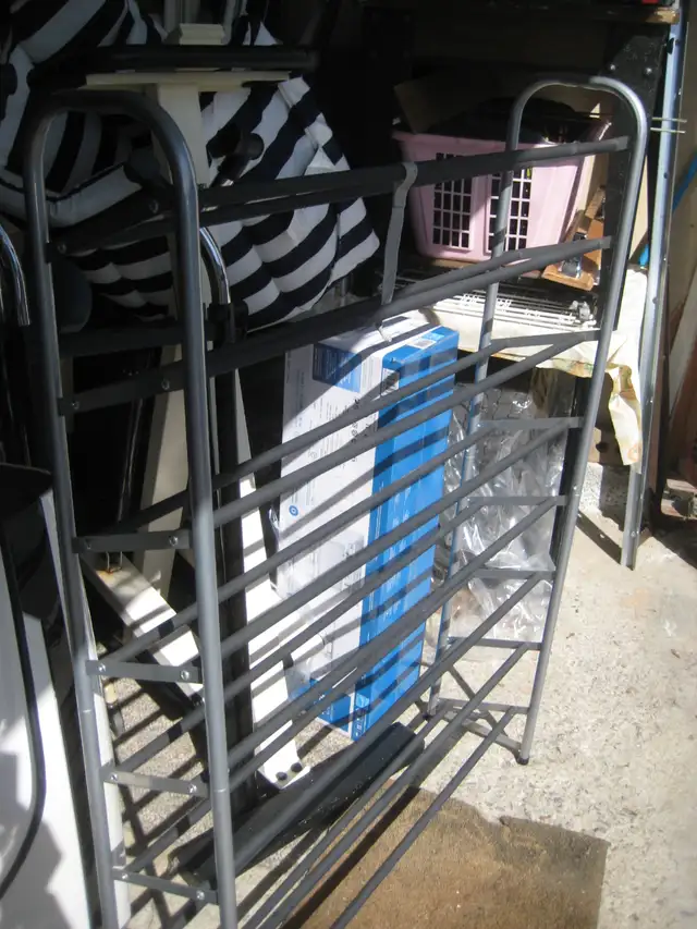 FS: 4 drawer file cabinet, metal shelves, floor lamp (new) etc. in Storage & Organization in Ottawa - Image 9