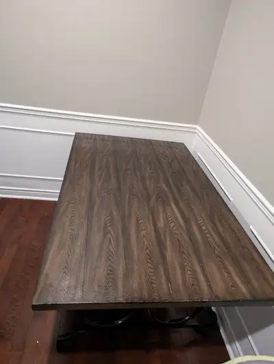 Wood top dining table for sale. Only table no chairs