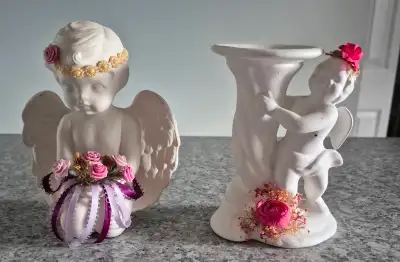 2 Porcelain Angels, View more