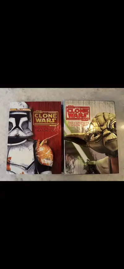 Star Wars Clone Wars Season 1&2 Both For $20, View more