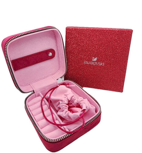 SWAROVSKI RED & PINK Travel  JEWELLERY BOX BRAND NEW CONDITION! in Arts & Collectibles in Thunder Bay - Image 4