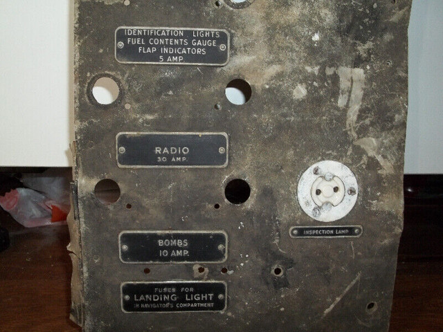 Bomber plane fuse panel cover in Arts & Collectibles in Kingston - Image 3