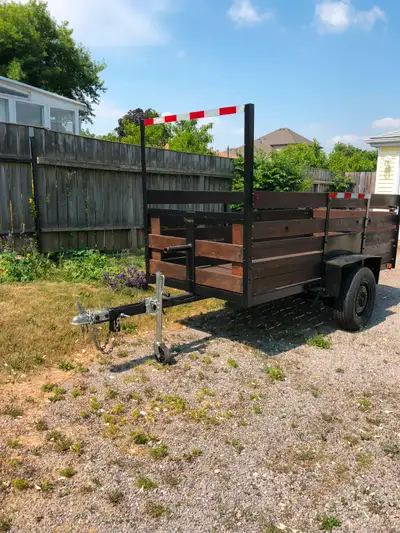 ASKING $1100 but will consider reasonable offer. Well-made heavy framed with wood deck & sides for h...