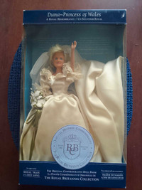 Princess Diana doll & Royal mail Princess Diana stamps 