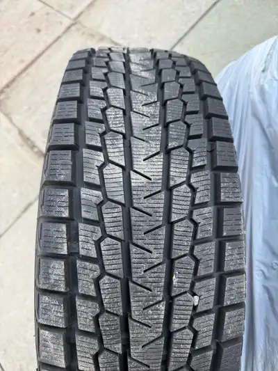 Set of 4 winter tires and rims used only for 3 months last year , sold the Nissan rouge and they don...
