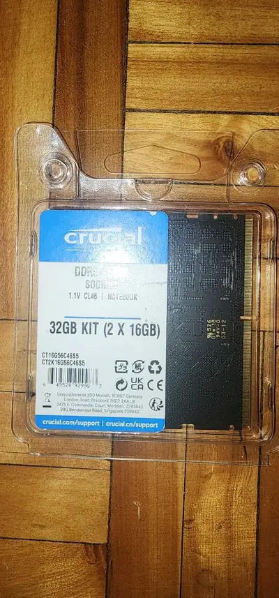 New 16GB DDR5-5600 for laptop. we install for you., View more