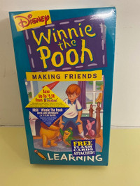 Disney Winnie the Pooh Making Friends Learning VHS/Flash Cards