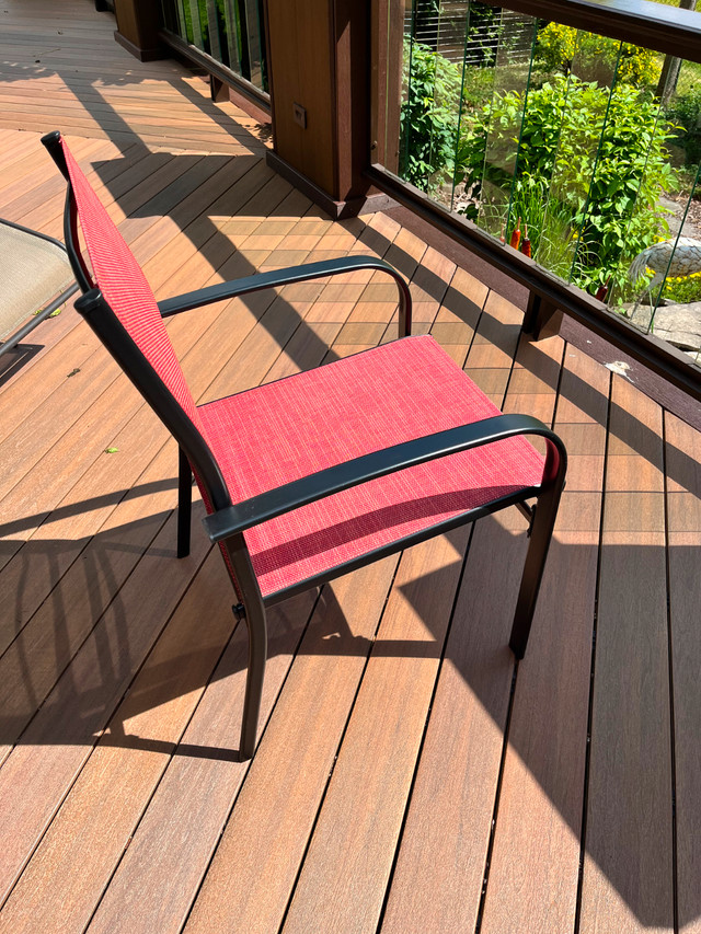 Set of 4 New Patio Dining Chairs - 1/3 of cost in Patio & Garden Furniture in Kitchener / Waterloo - Image 2