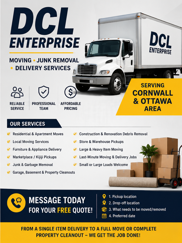 MOVING • JUNK REMOVAL • DELIVERY SERVICES