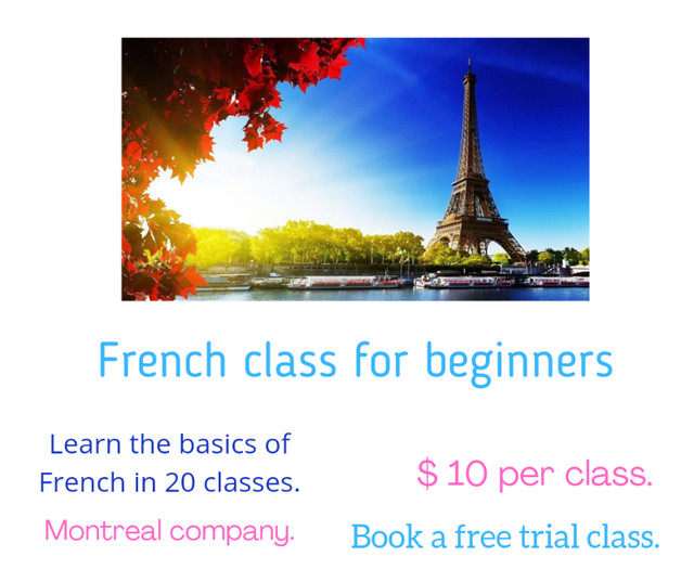 French teacher, tutor. Class for adults, kids. $ 10/class. in Tutors & Languages in City of Toronto - Image 2