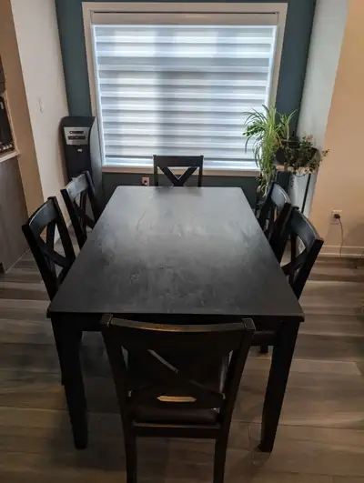 Eva Wooden Dining Set With 6 Chairs For Sale - Free Delivery, View more