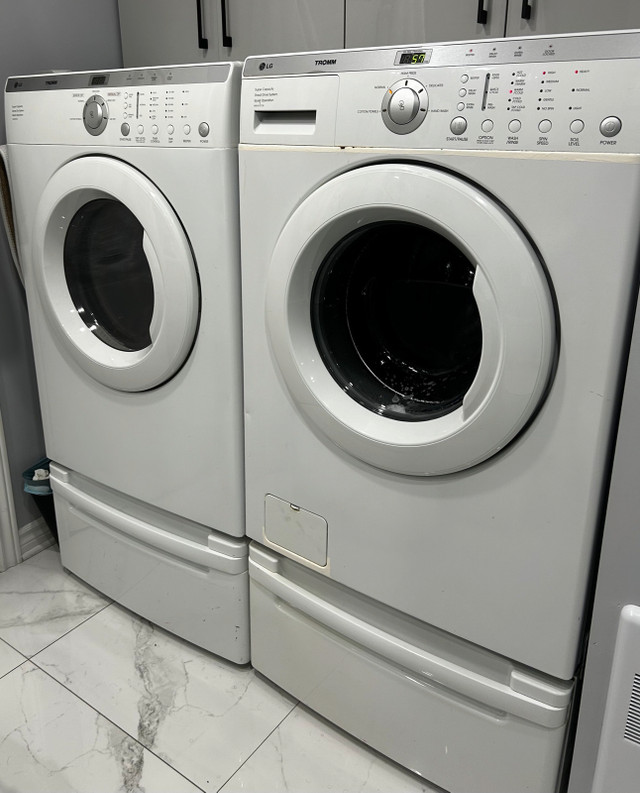 LG washing machine and dryer set dans Laveuses et sécheuses  à Ville de Montréal - Image 3