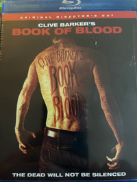 Book of blood Blu-ray new unopened 7$