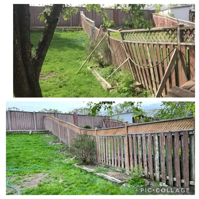 Fence and Deck service New fence OLD POST REPLACEMENT 63417618262273122