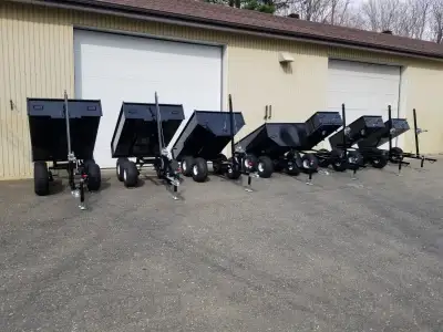 Remorques utilitaires hors route pour VTT. Nous avons plusieurs modèles avec essieux simple ou doubl...