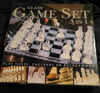 Glass game set 3 in 1 