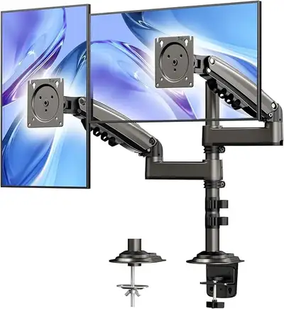 Monitor mount desk stand for sale, with dual monitor arms, View more
