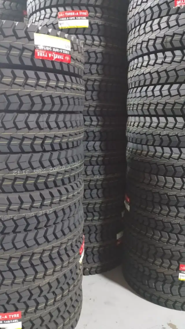 11R22.5 Dump Trucks Open Shoulder Brand- Three A 18pl in Tires & Rims in Mississauga / Peel Region - Image 4