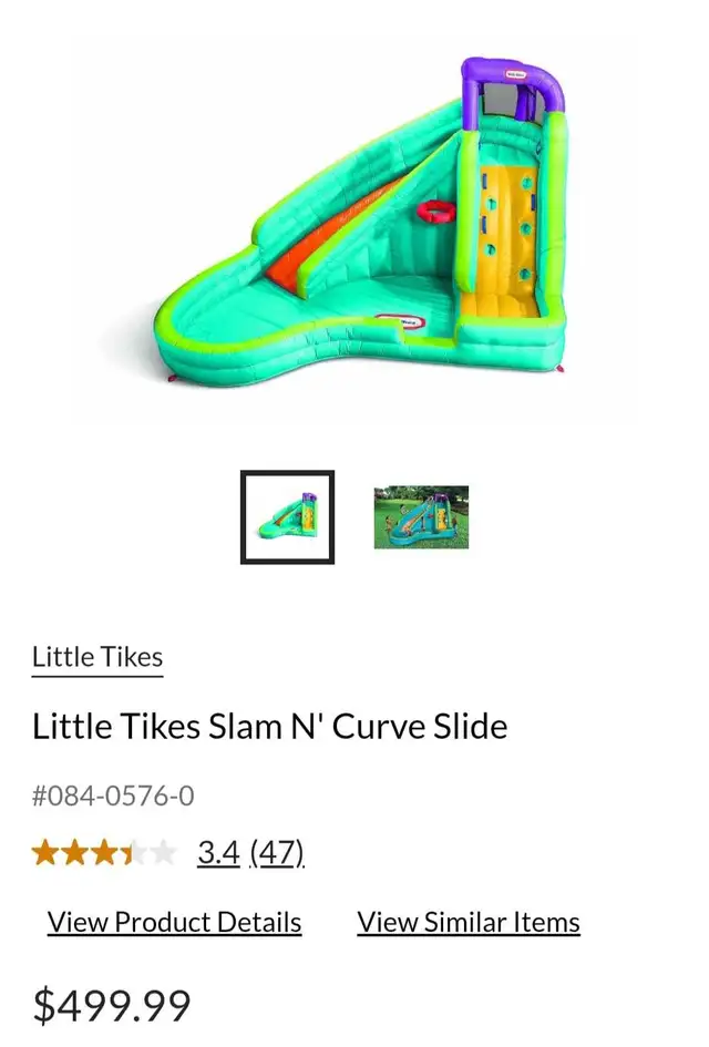 Little Tikes Slam N' Curve Slide
