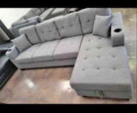 Elevate Your Living Room: Gorgeous Sectional Sofa with delivery