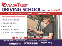 Truck Training School CZ BZ AZ DZ Canada Driving School