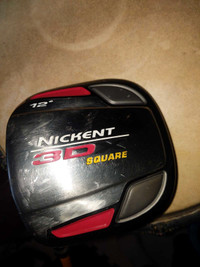 Nickent 3DX square 12 degree driver golf club