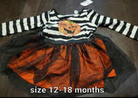 Girl's size 12-18 months Halloween dress (new with tag)