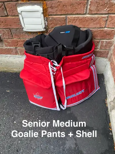 Bauer Senior Medium Goalie Pants with Shell, View more