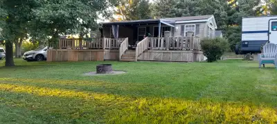 LOCATED AT BEAUTIFUL PROSPECTHILL CAMPGROUND! 12' x 39' Park Model trailer 2025 FEES INCLUDED, START...