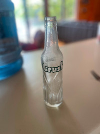 Vintage CRUSH glass bottle
