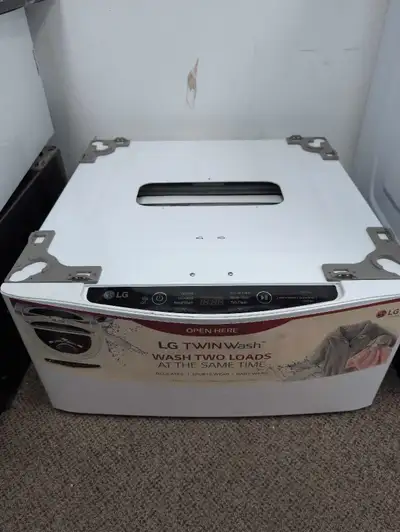 Brand New LG Sidekick 1.1 cu. ft Washer Model WD100CW, View more