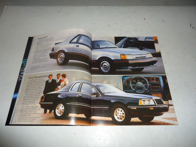 1986 FORD/MERCURY/LINCOLN/TRUCKS DEALER SALES BROCHURE in Arts & Collectibles in Belleville - Image 3
