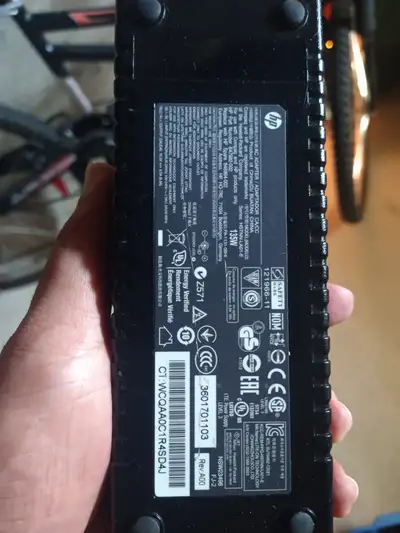 What you see in the picture is what you get for $25 only. 135 Watts laptop Charger; Would work with...