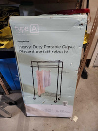 Heavy duty portable closet