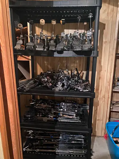 UPDATED 2026 Drum Set Hardware Snare Cymbal Stands + Heads, View more