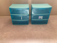 Sterilite 3 drawer wide storage solution 