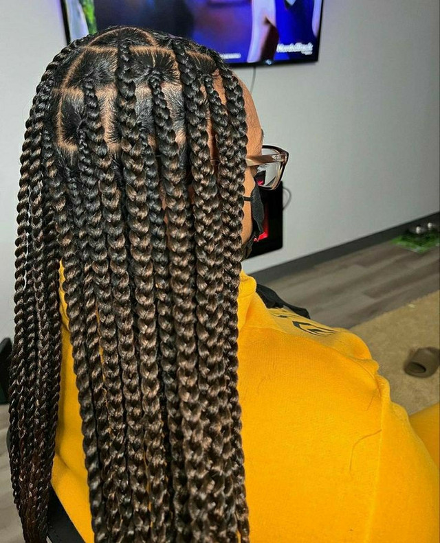 Knotless Braids 647 617 9612  in Hair Stylist & Salon in City of Toronto - Image 2