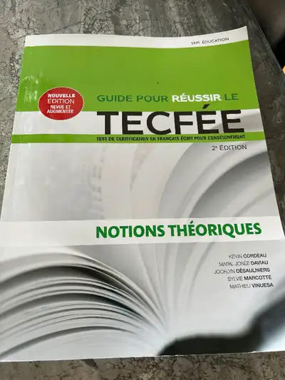 Livre guide pour réussir le tecfée 2 ième édition, View more