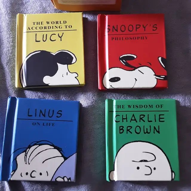 2010 Peanuts Philosophers 4 Book Hardcover Set, first print mini in Comics & Graphic Novels in Calgary - Image 3